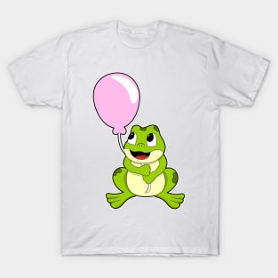 Frog with Balloon T-Shirt